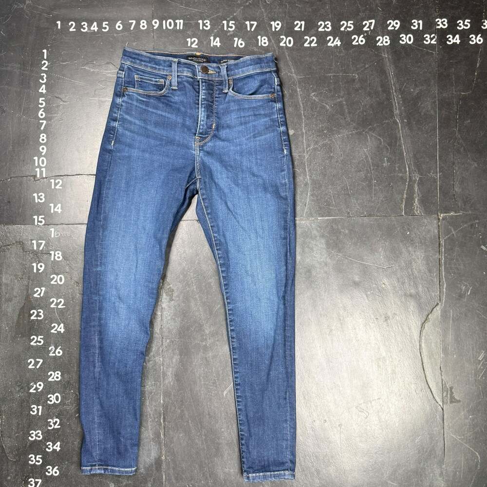 Banana Republic Premium Denim High-Rise Skinny Jeans Size 25 - Picture 2 of 4